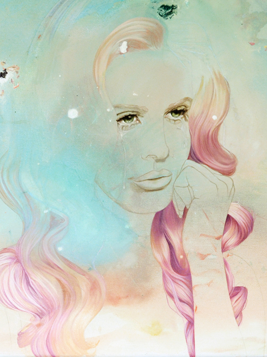 Anielka Hampson Painting Lovelorn Lizzy